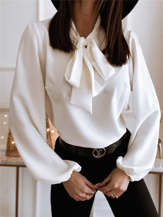 Isabelle - Blouse Stylée avec Nœud pour Femmes