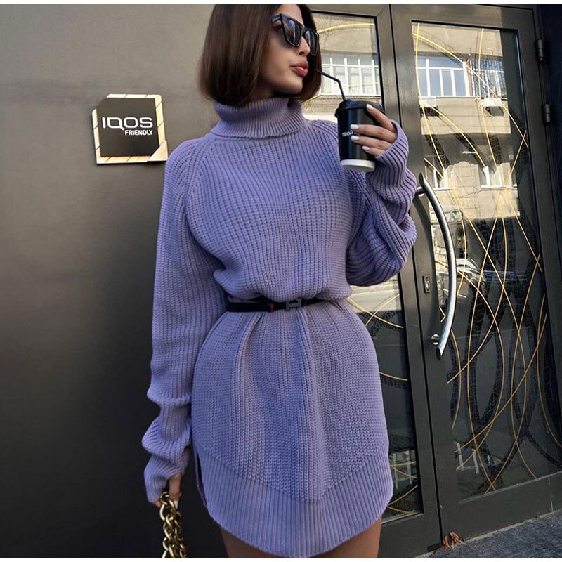 Ariadna - Pull en maille à col roulé