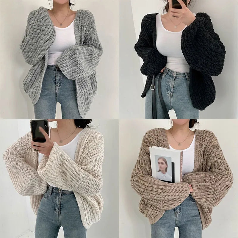 Cardigan chaud en tricot - Igraine