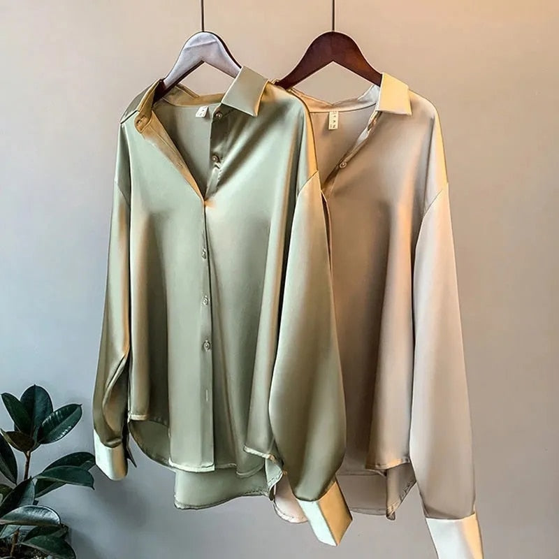Kring | Vêtements femme chemise en soie chemisier vintage