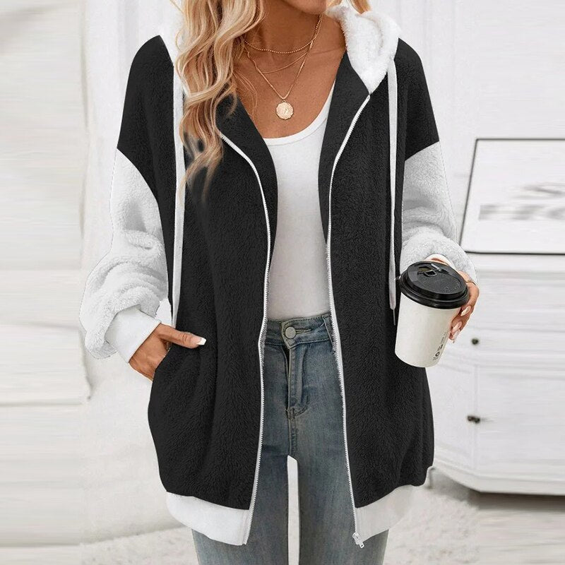Alex - Sweat à capuche confortable et stylé pour l'hiver pour femme