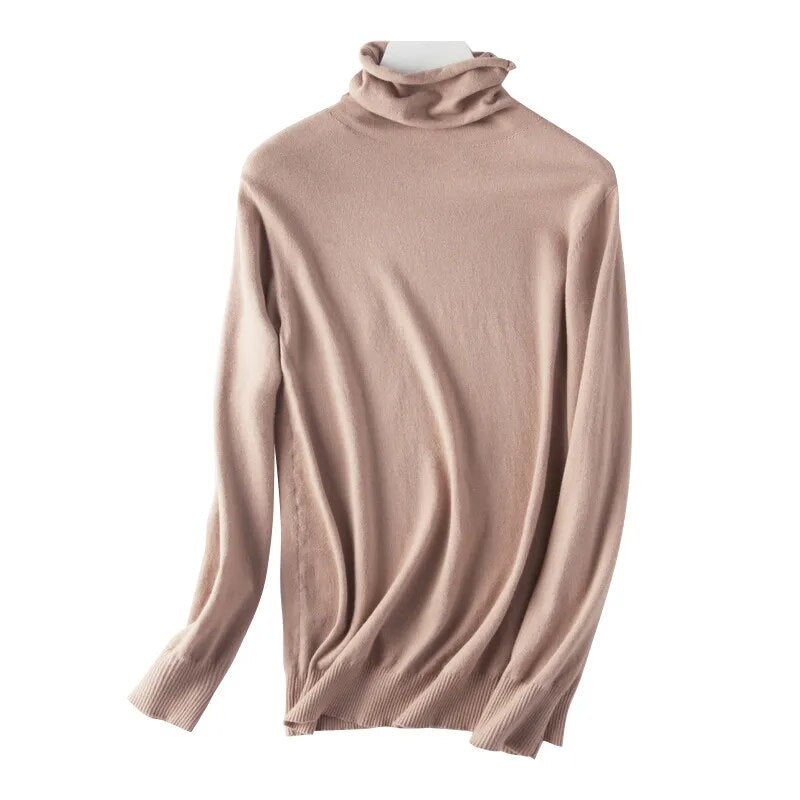 Karo - Pull à col roulé coupe couvertes pour femmes