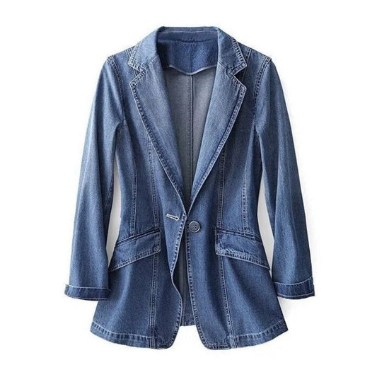 Cassidy - Blazer en denim moderne
