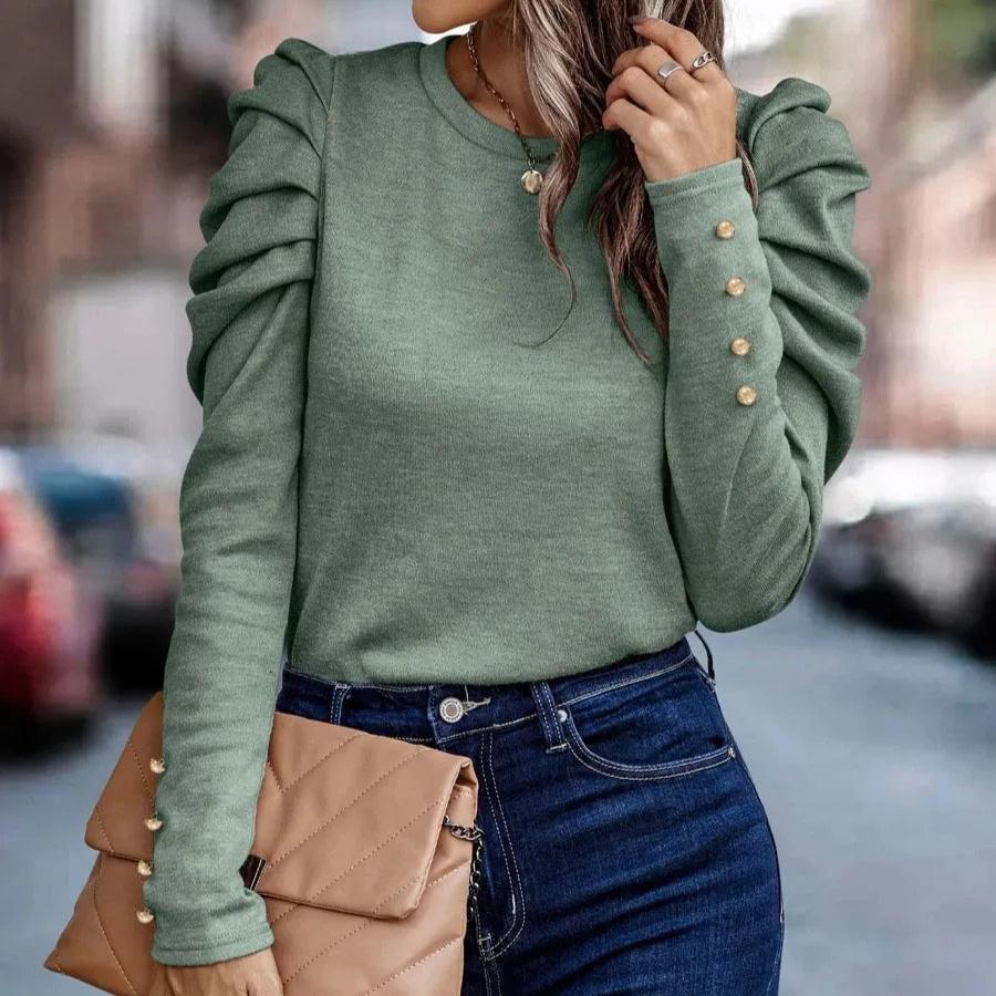 Arielle - Blouse à Manches Longues pour Femmes