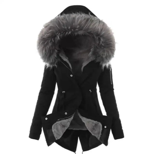 Veste à capuche en fourrure - Gillyanne