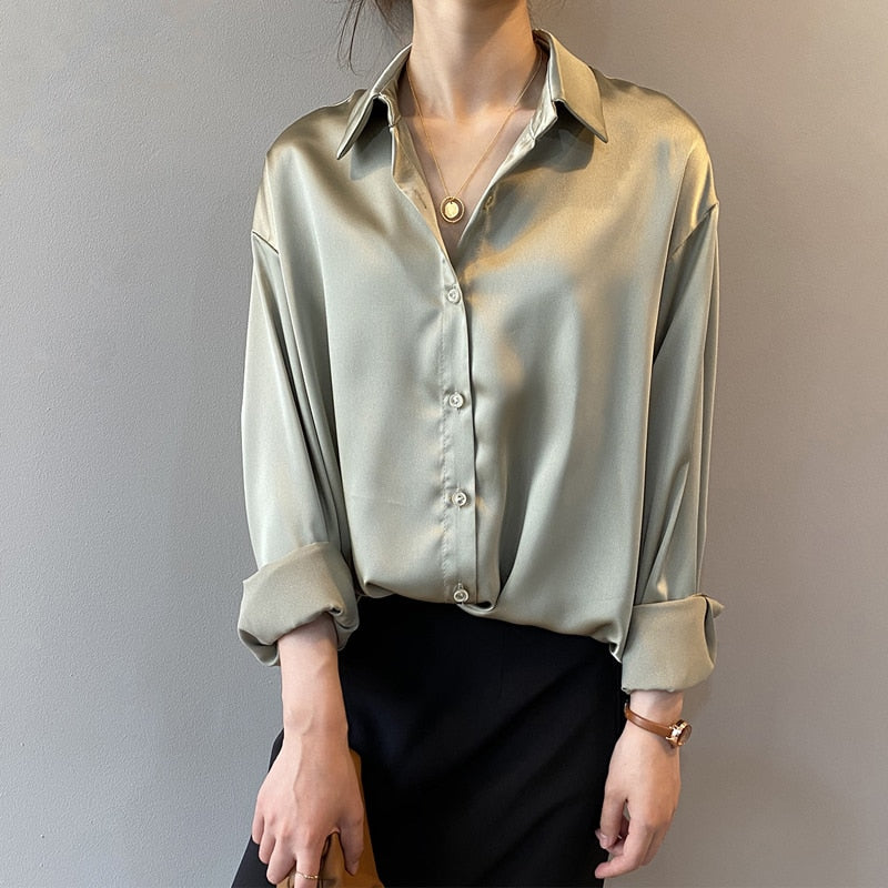 Kring | Vêtements femme chemise en soie chemisier vintage