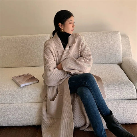 Manteau tricoté pour femme - Mettabel