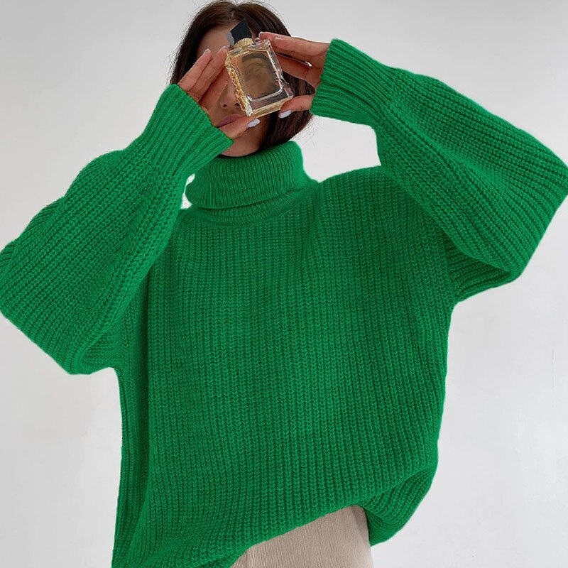 Ariadna - Pull en maille à col roulé