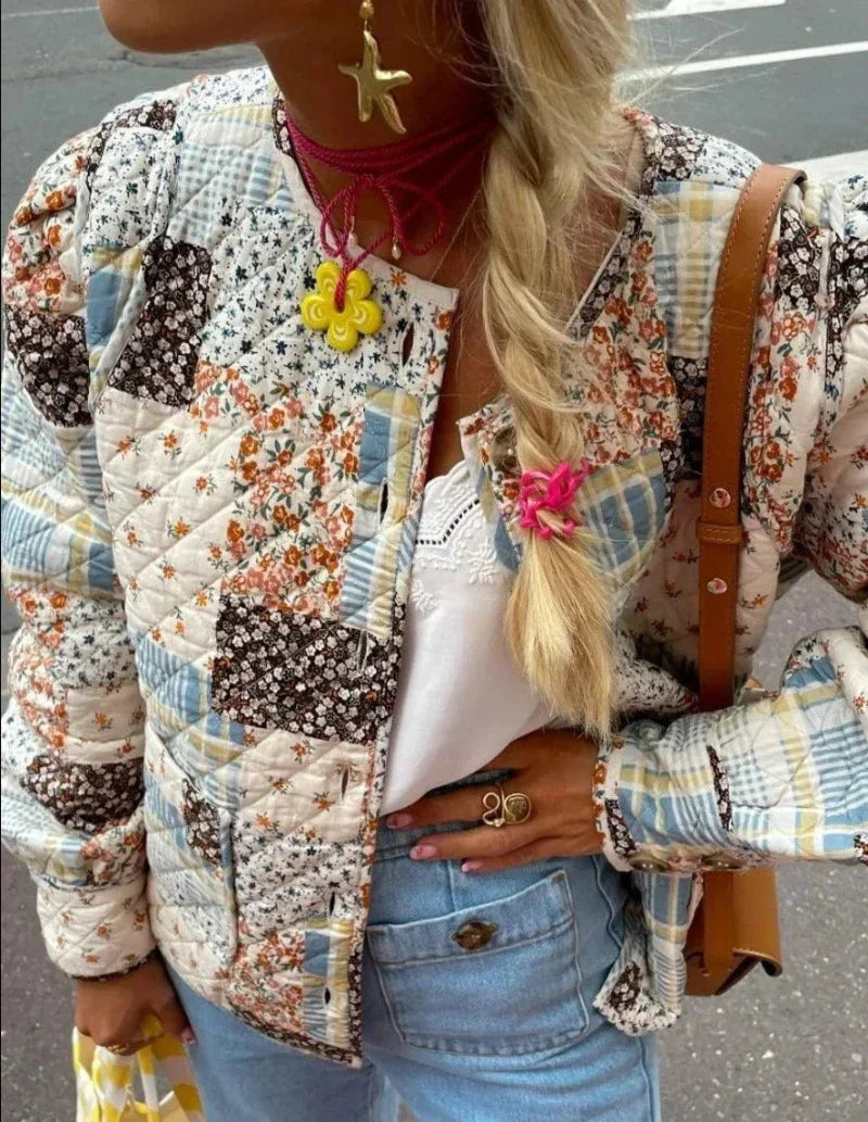 Veste matelassée patchwork - Radegonde