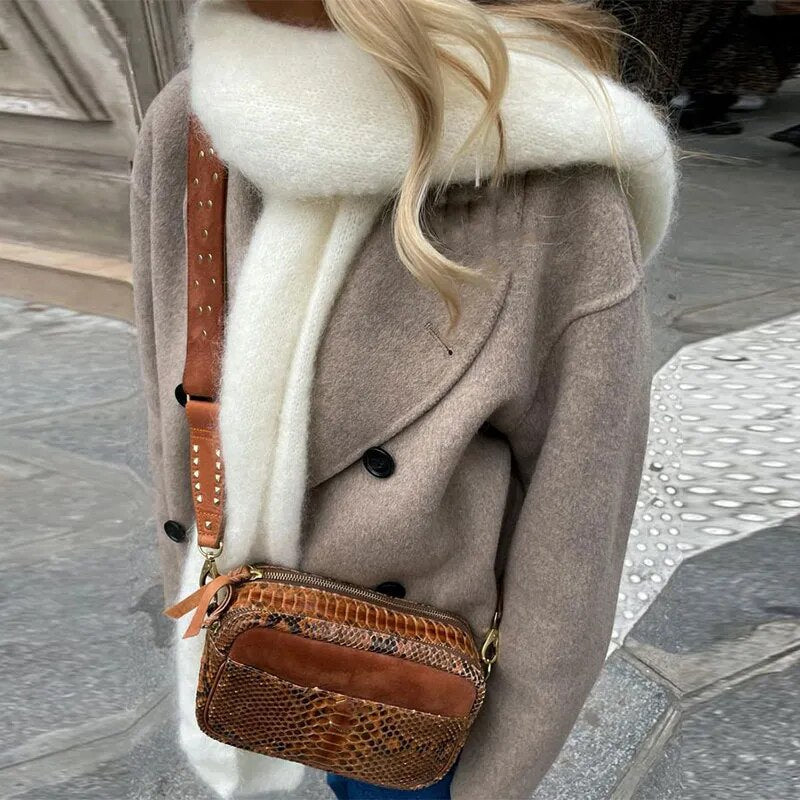 Manteau en laine élégant pour femme