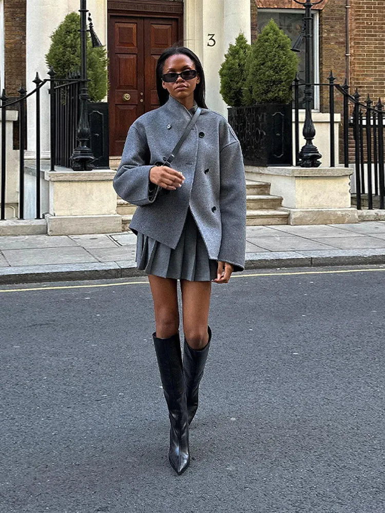 Manteau en laine élégant pour femme