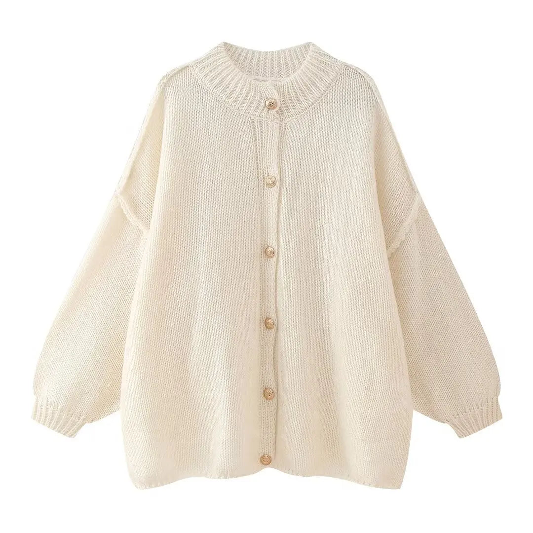 Cardigan en tricot coupe ample - Rosehannah