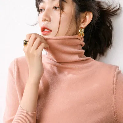 Karo - Pull à col roulé coupe couvertes pour femmes