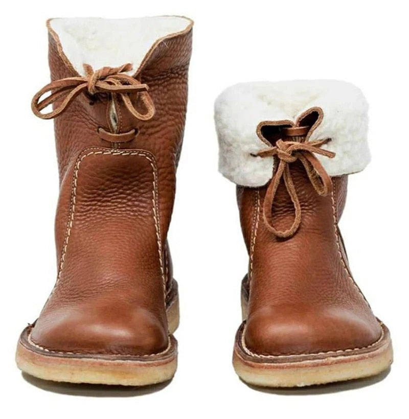Fleur - Bottes Imperméables Doublées De Laine