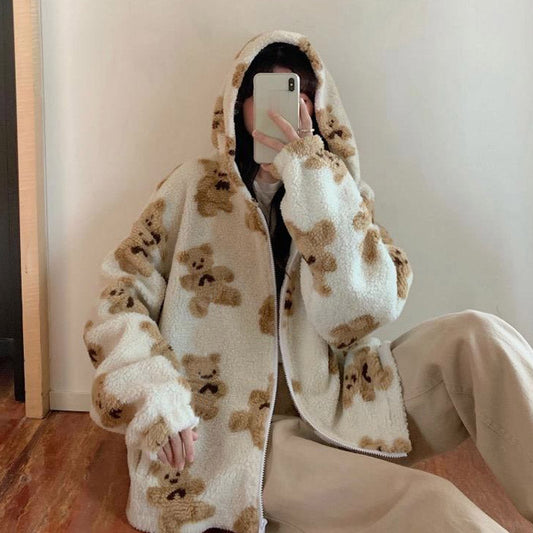 Veste pour femmes avec motif d'ours