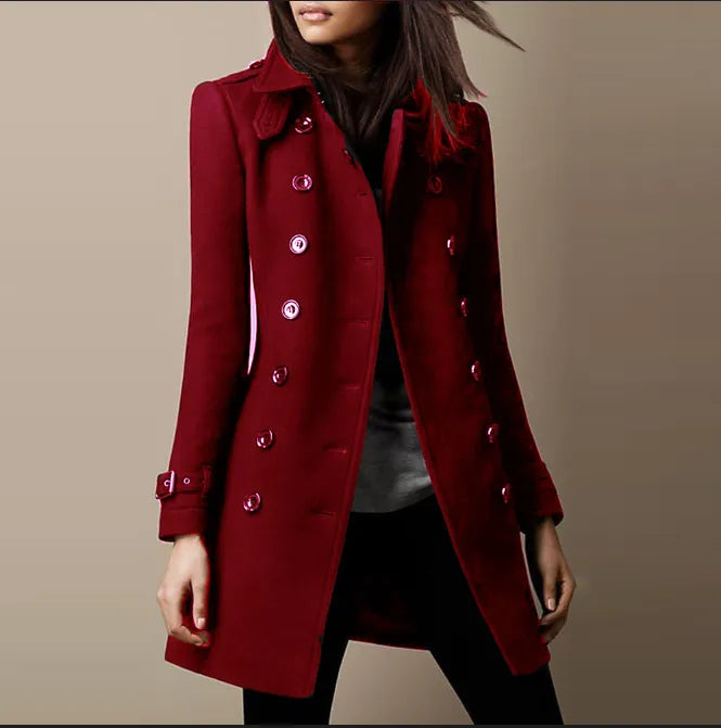 Minerve | Manteau anglais à double boutonnage