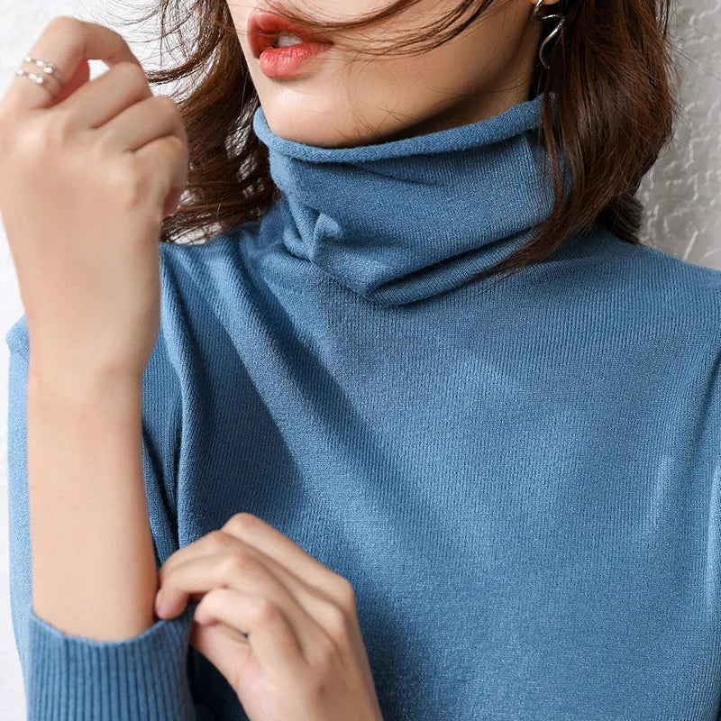 Karo - Pull à col roulé coupe couvertes pour femmes