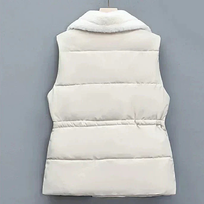 Amara - Gilet Élégant en Fausse Fourrure pour Femme Parfait pour l’Automne et l’Hiver