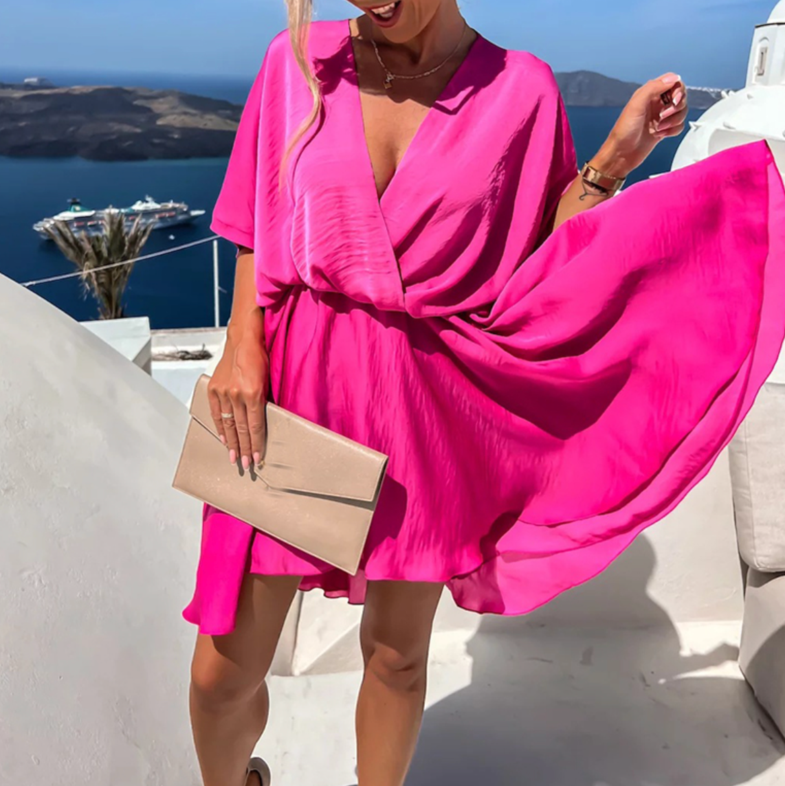 Robe élégante en satin - Jennifer
