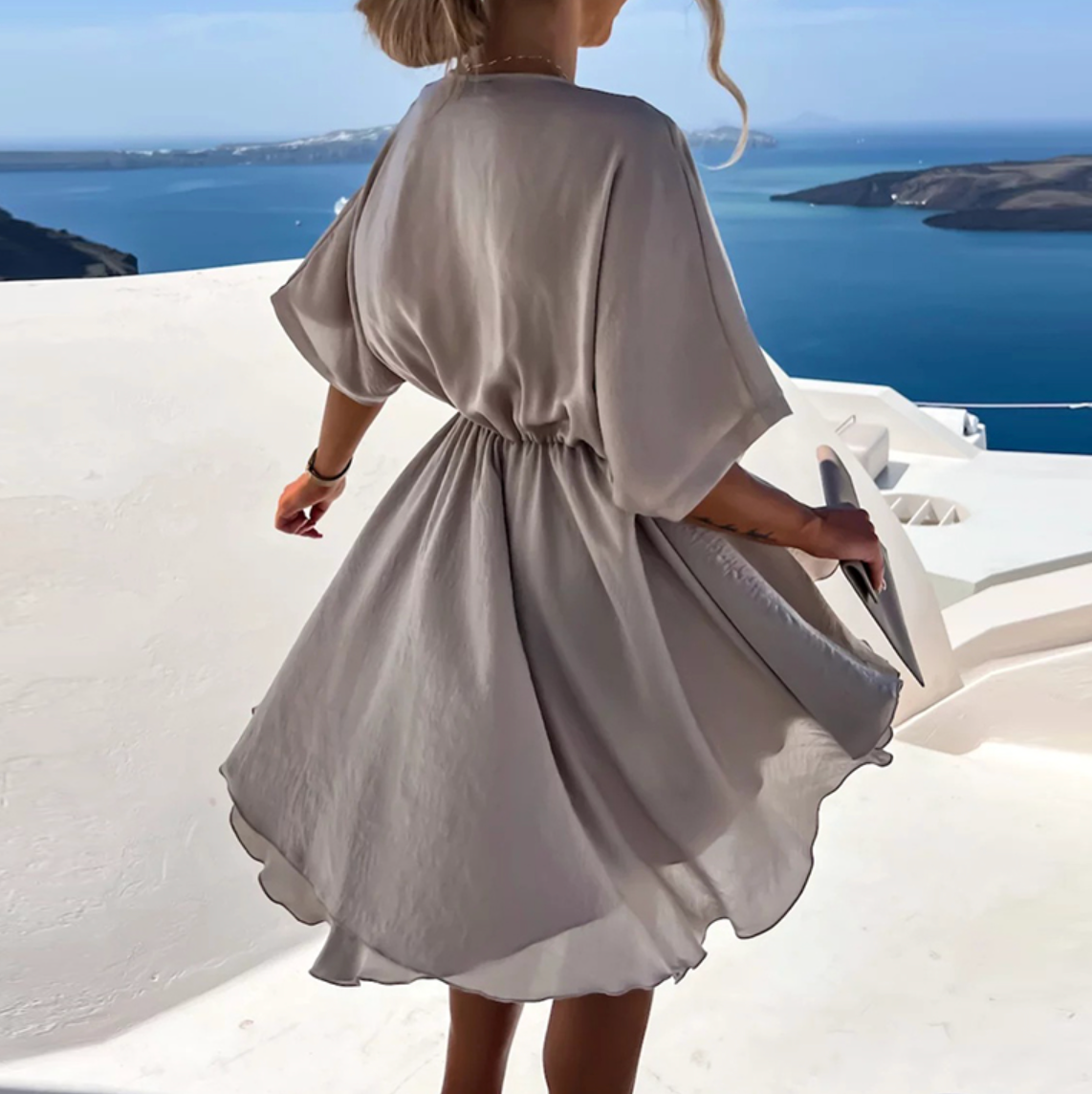 Robe élégante en satin - Jennifer