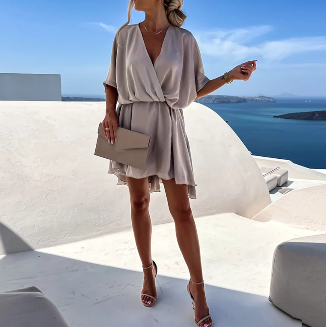 Robe élégante en satin - Jennifer