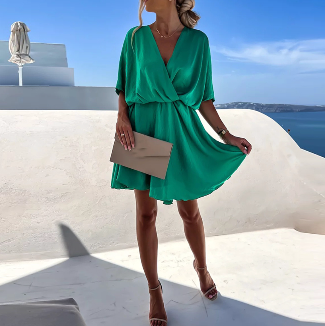 Robe élégante en satin - Jennifer