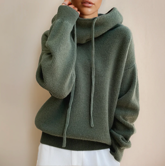 PULL À COL ROULÉ EN LAINE MÉRINOS