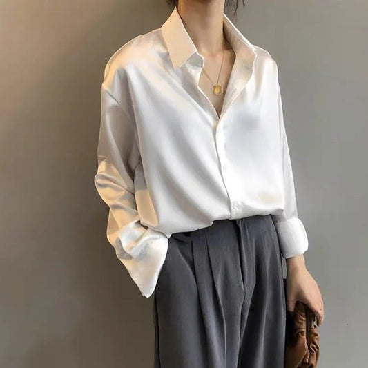 Kring | Vêtements femme chemise en soie chemisier vintage