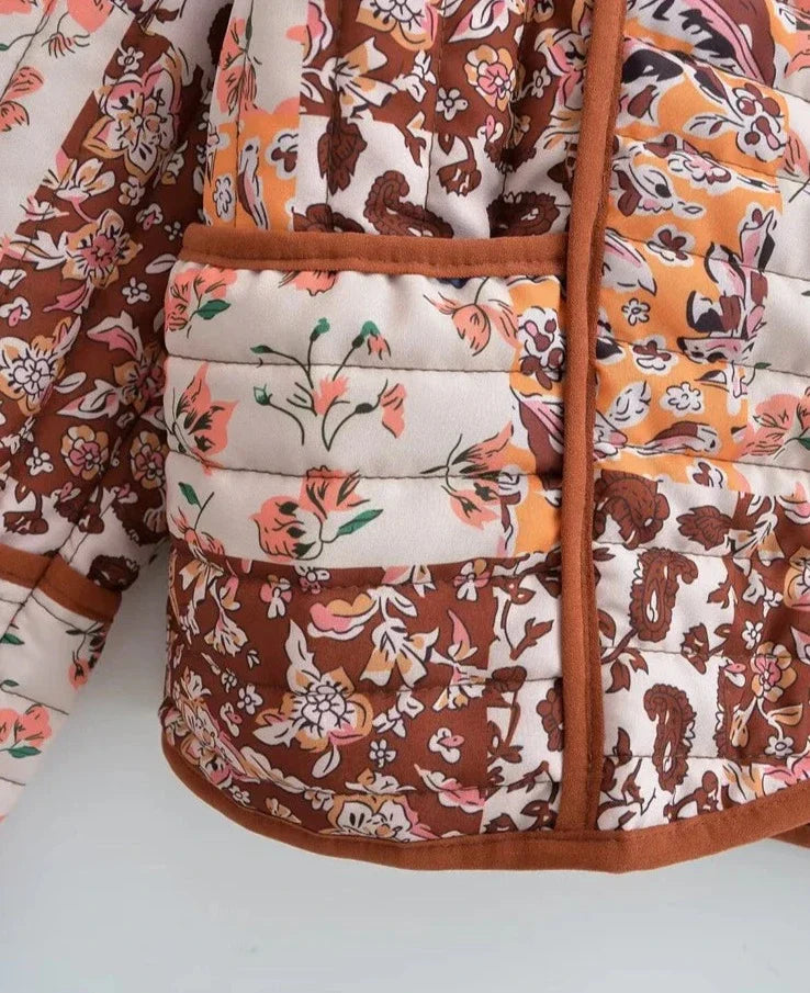 Veste matelassée à motifs - Aimi