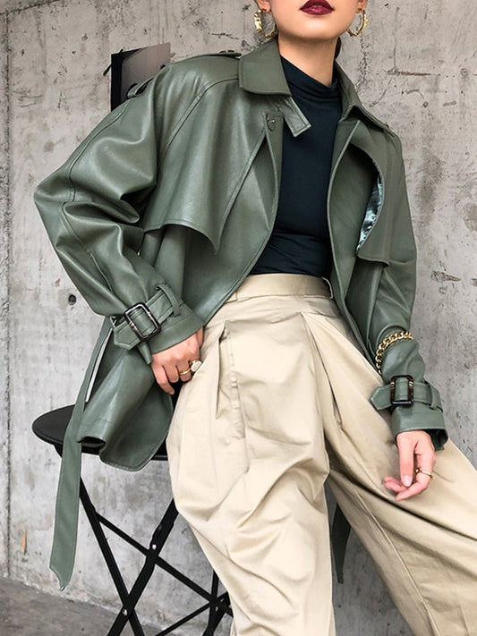 Veste en simili cuir - Imri