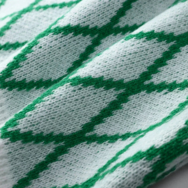 Amely - Pull à motifs avec manches ballon