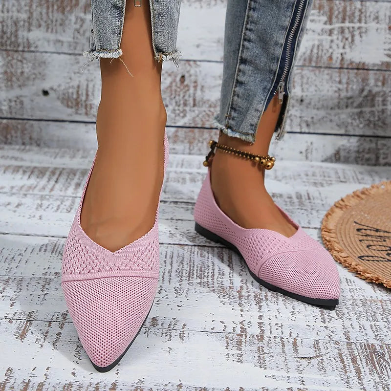 Amélie - Mocassins Pointus Respirants