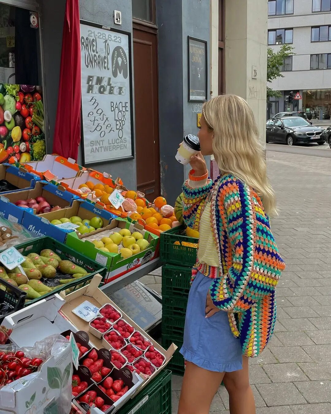 Valentina | Cardigan coloré au crochet