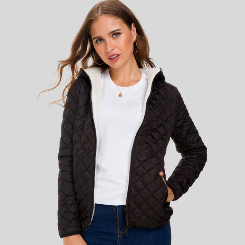 Odette - Veste matelassée design à la mode avec doublure intérieure