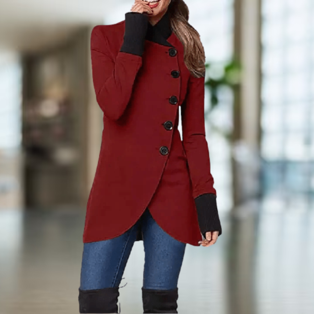 Manteau col montant pour femme - Adabel