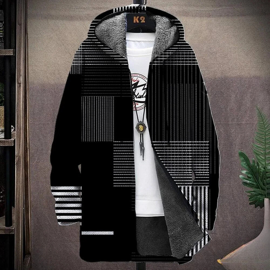 Veste à Capuche Imprimée pour Hommes - Élégance et Confort