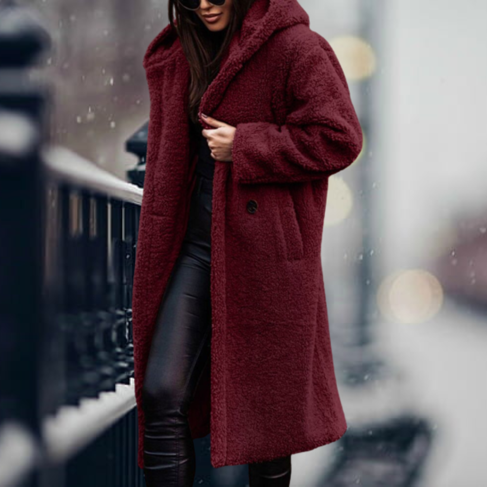 Manteau d'hiver chaud, élégant et fonctionnel pour femme