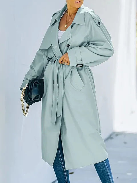 Manteau d'hiver réversible ceinturé - Catlee