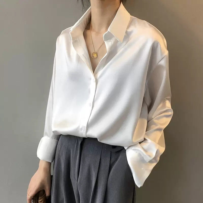 Grace - Blouse en Soie Luxueuse pour Femmes