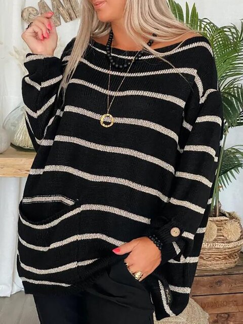 Emery | Pull chic à rayures