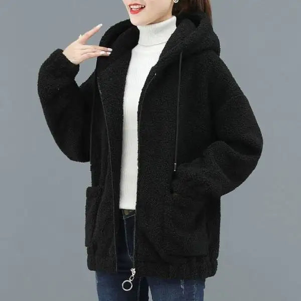 Lara - Veste en polaire avec capuche pour femme