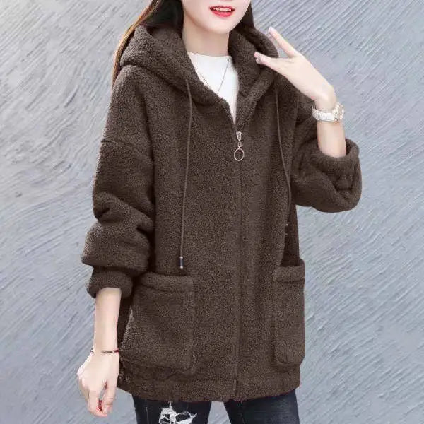 Lara - Veste en polaire avec capuche pour femme