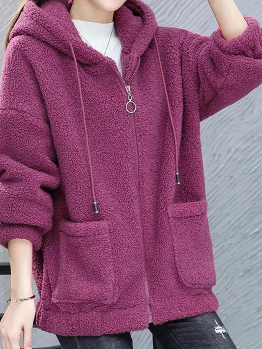 Lara - Veste en polaire avec capuche pour femme