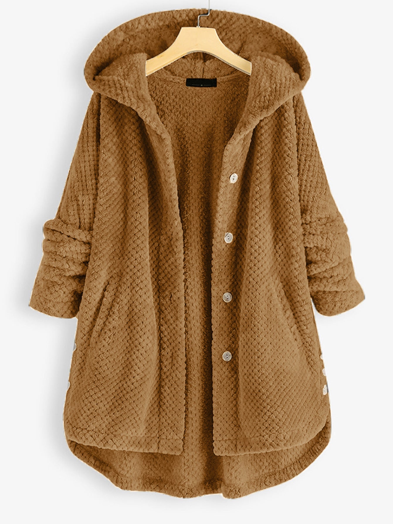 Jacke mit Kapuze und Knopfleiste für Damen