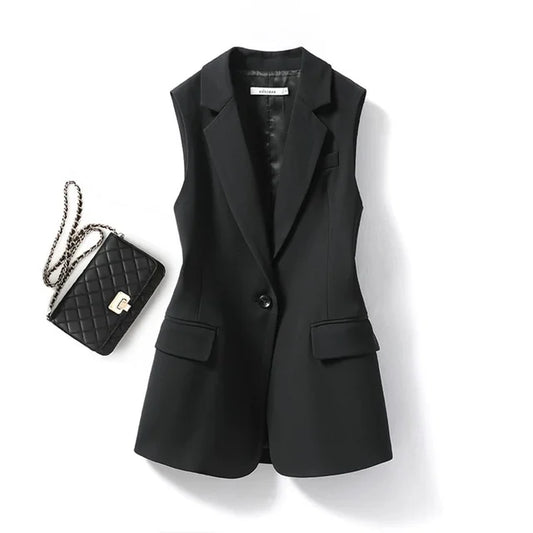 Moena - Gilet classique sans manches à simple boutonnage