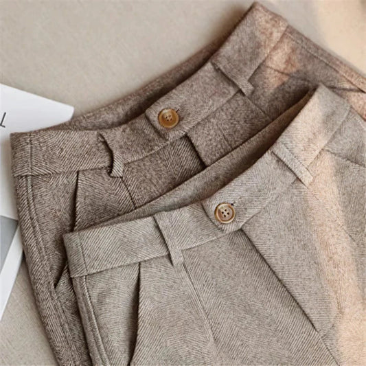Pantalon Femme Élégant et Ajusté - Parfait pour un Allure Raffiné