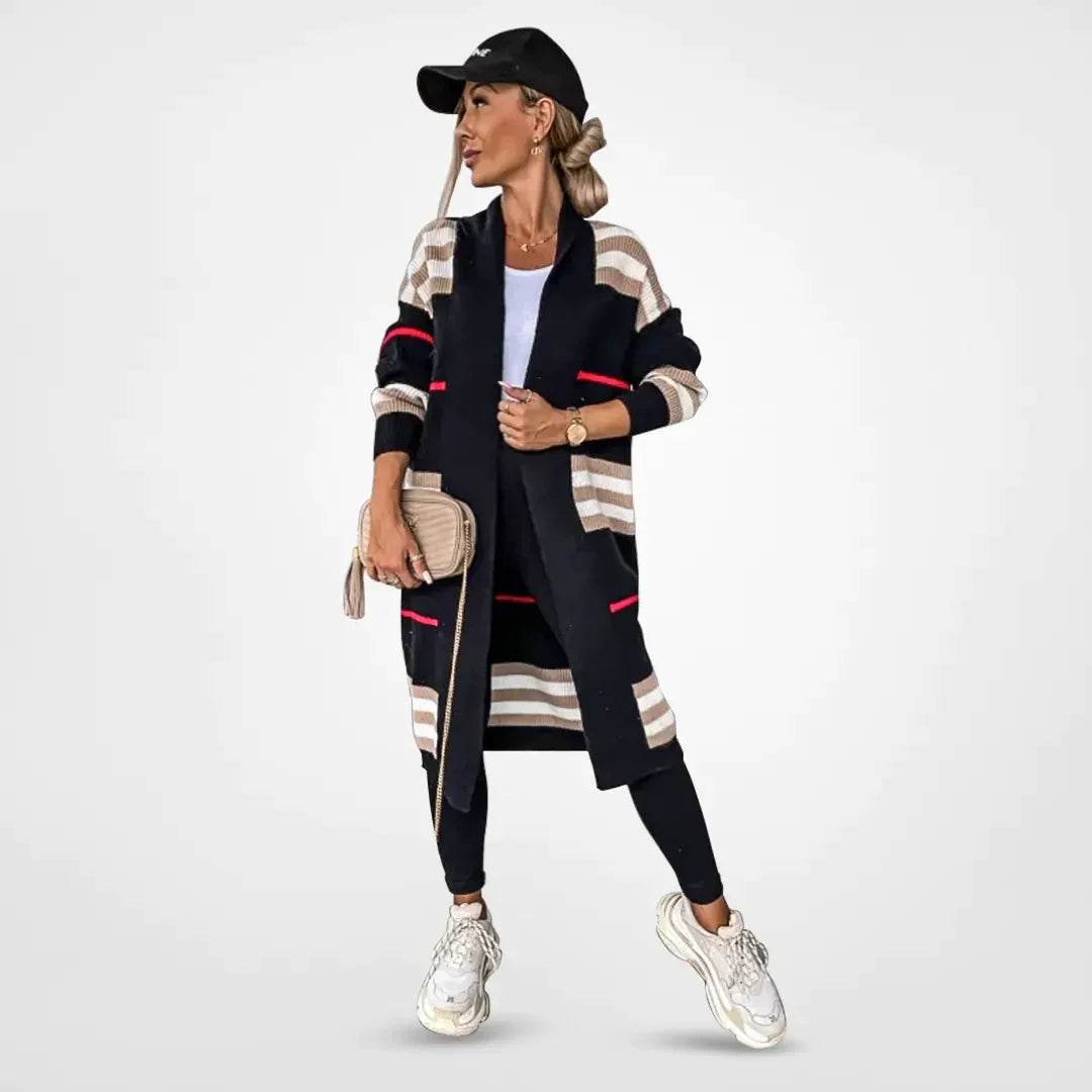 Michelle - Cardigan Tricoté Tendance pour Femmes