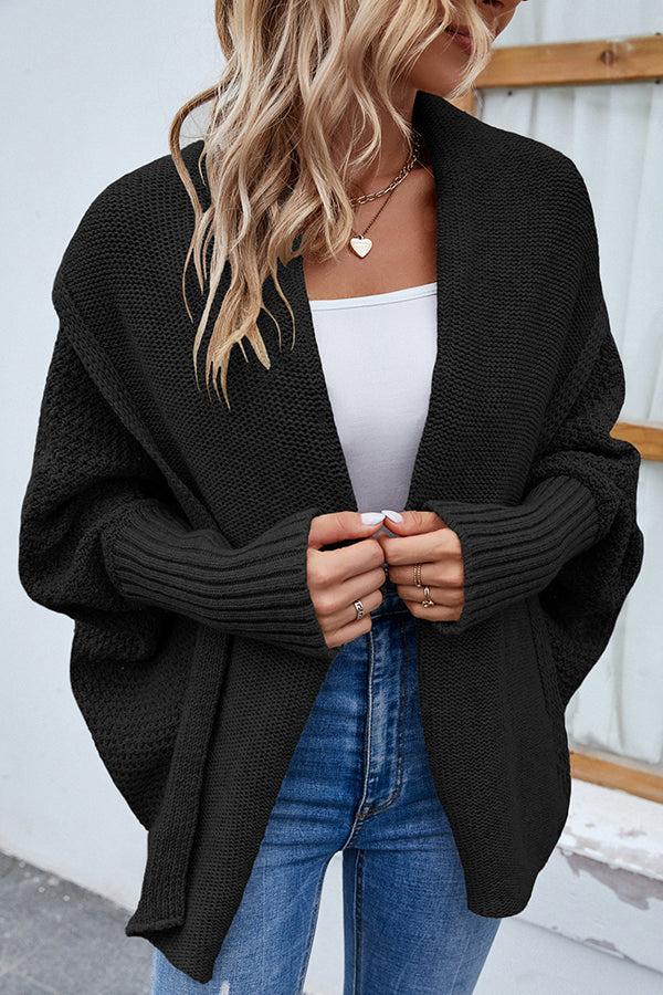 Clara - Cardigan élégant en maille avec manches dolman pour femme