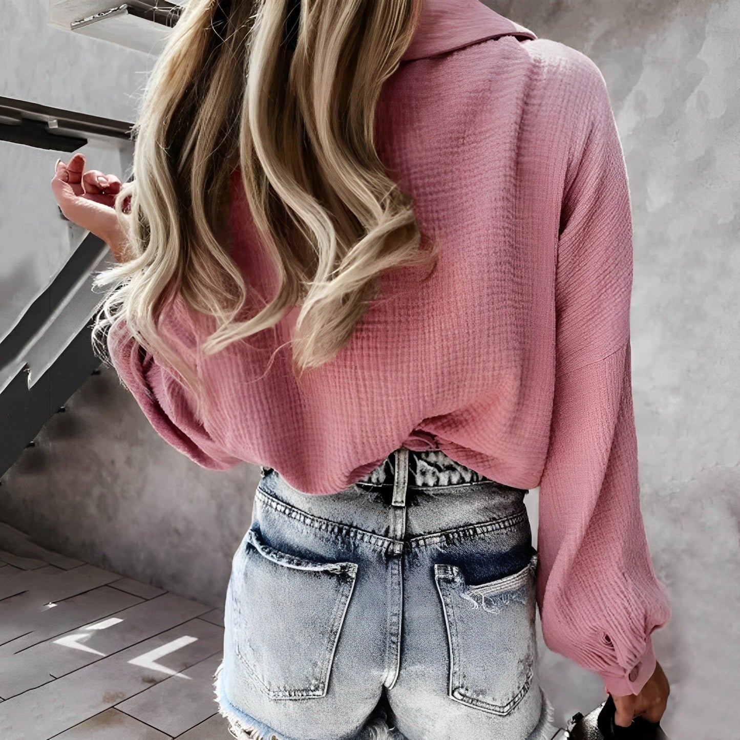 Isabelle - Blouse à Manches Longues Style Européen pour Femmes