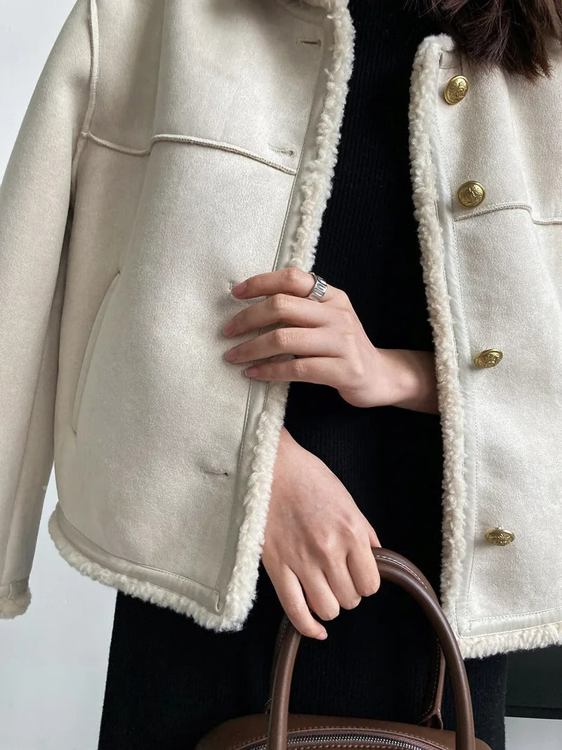 Grace Veste élégante en plush
